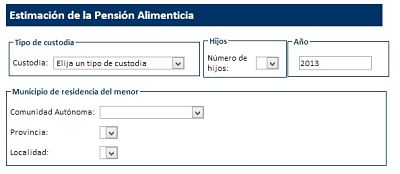 Calculo pension alimenticia Calculo pension alimenticia