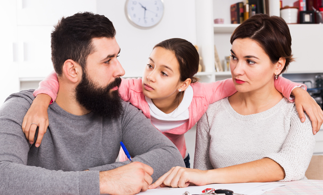 divorcio con hijos y bienes